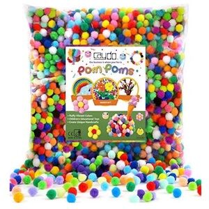 Multicolor Pom Poms for Crafts